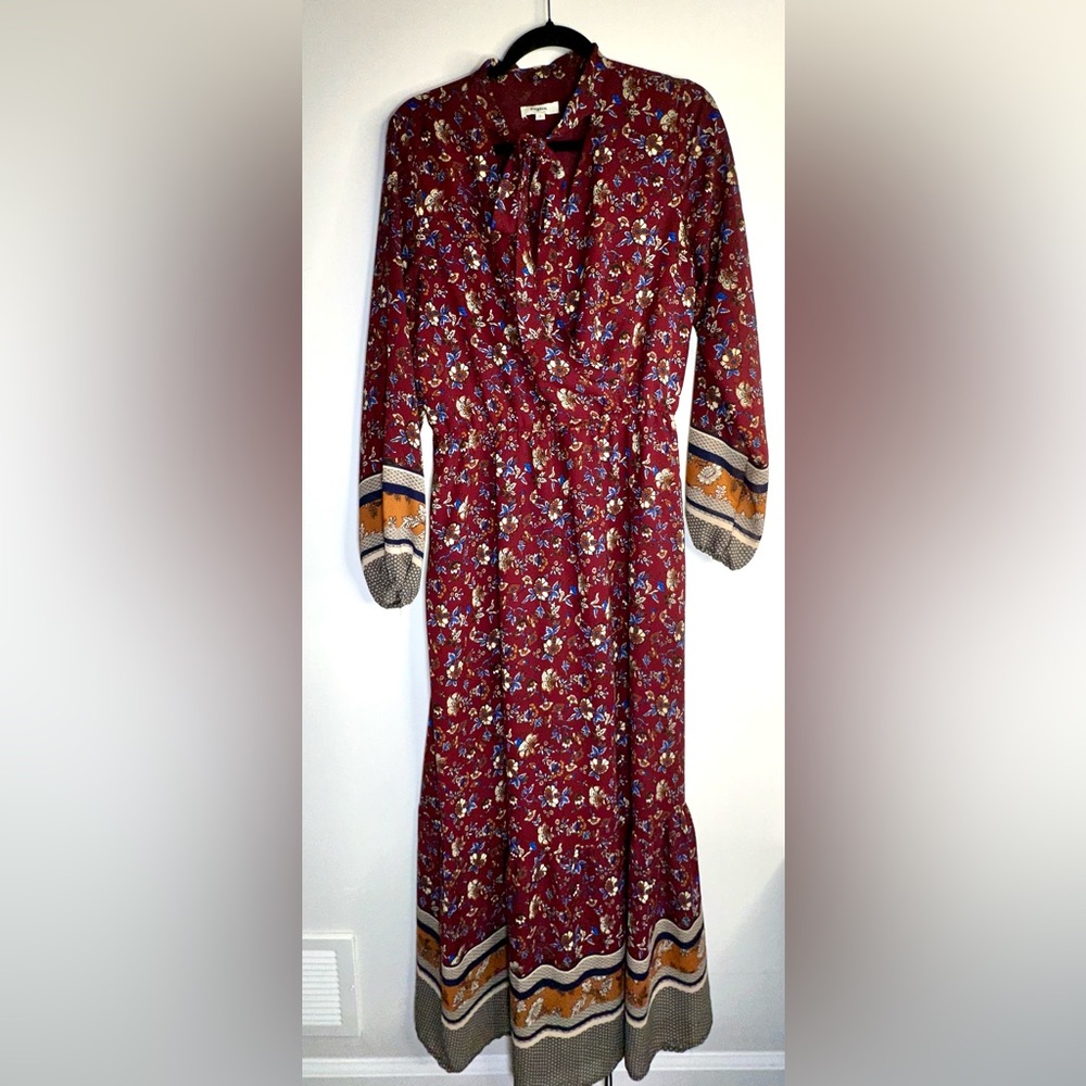 EUC HAYDEN LOS ANGELES faux wrap maxi‎ dress - large